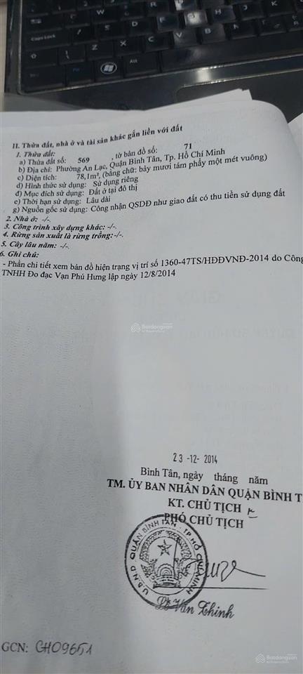 Lô đất sát khu nam hv lê cơ, c, q.bình tân 80m2, lvcc ,xây mới 5 tầng  0773 587 ***.