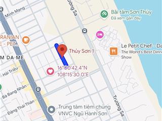 Bán đất tại thuỷ sơn 1,  sát biển sạch đẹp 8,2 tỷ, 117,5m2, mặt tiền 5m, pháp lý đầy đủ