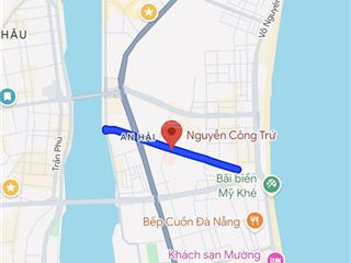 Bán lô góc cực đẹp tại nguyễn công trứ  đầu cầu sông hàn  4,3 tỷ, 62m2, mặt tiền 4,5m