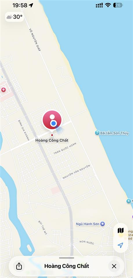 Lô hiếm có đường hoàng công chất  ngay bãi tắm sơn thủy  cạnh 1 loạt dự án khách sạn đang xây
