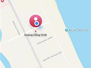 Lô hiếm có đường hoàng công chất  ngay bãi tắm sơn thủy  cạnh 1 loạt dự án khách sạn đang xây