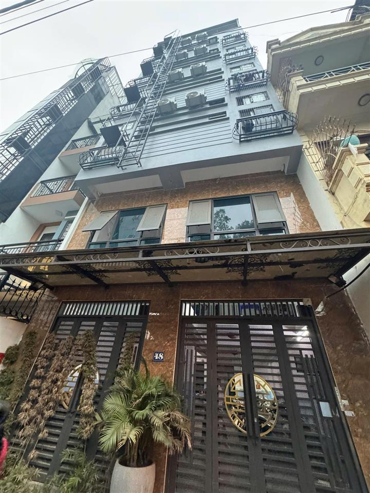 Lương thế vinh. sau ktx đại học hà nội 8 tầng 129m2 mặt tiền 6.3m 39 phòng khép kín. 180 triệu 6.5%
