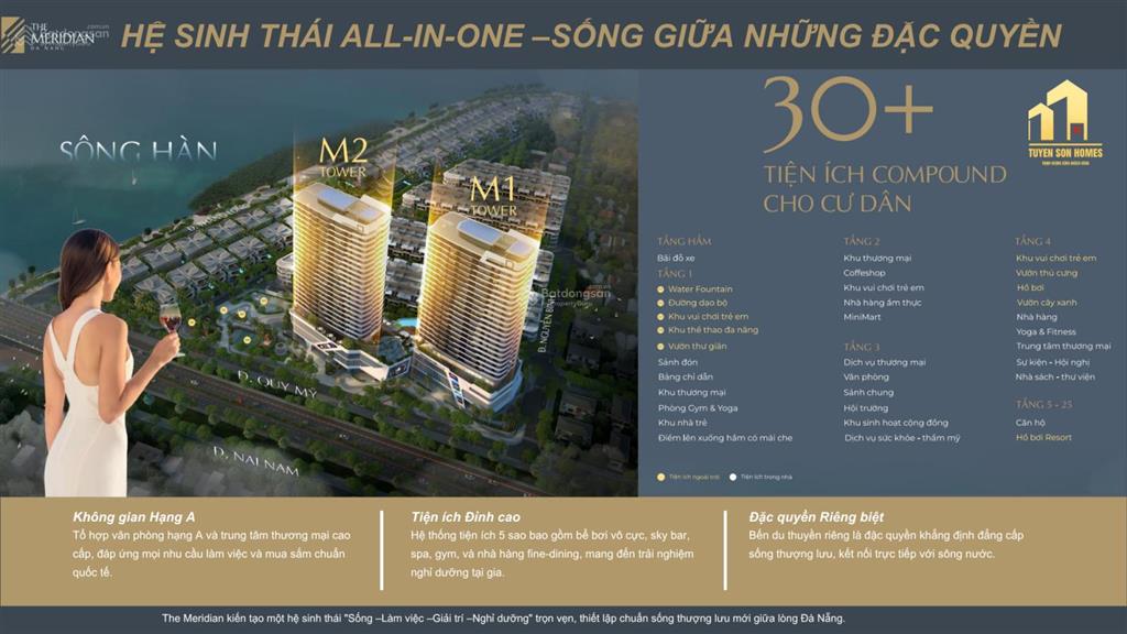 Hàng hiếm 1 căn duy nhất 1pn còn sót lại  the meridian da nang  view sông hàn  chỉ 4 tỷ 2xx