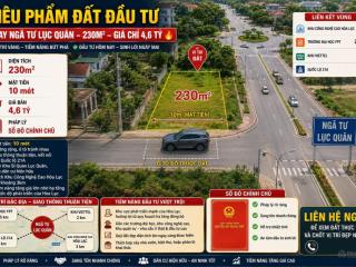 Siêu phẩm đất đầu tư ngay ngã tư lục quân 230m giá chỉ 4,6 tỷ sổ đỏ chính chủ
