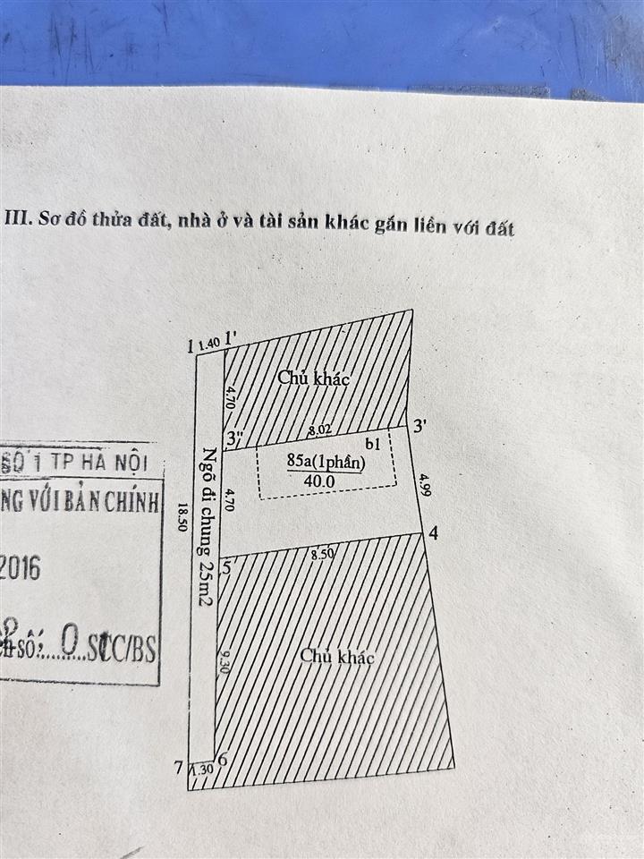 Bán nhà trung tâm phường phú thượng tây hồ 40m, 4 tầng, mt 4.7, 10m ra mặt phố giá nhỉnh 7 ty.