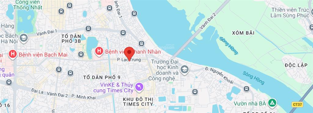 Cho thuê nhà mặt phố lạc trung, hai bà trưng, đoạn đối diện toà vtv diện tích 90m2x4 tầng mt 5m