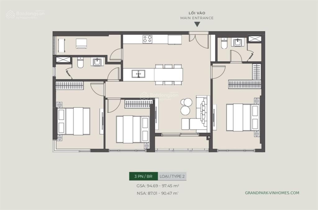 Cần bán căn hộ góc 3pn vinhomes lumier hạng sang, thuộc p. long bình tp. thủ đức.