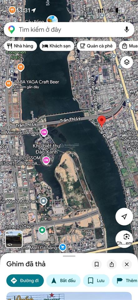 Giảm 5tỷ bán lô góc 600m2 đường chương dương view trực diện sông hàn  xây 12  30 tầng