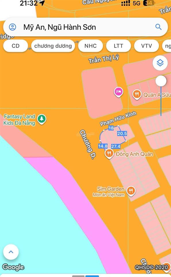 Giảm 5tỷ bán lô góc 600m2 đường chương dương view trực diện sông hàn  xây 12  30 tầng