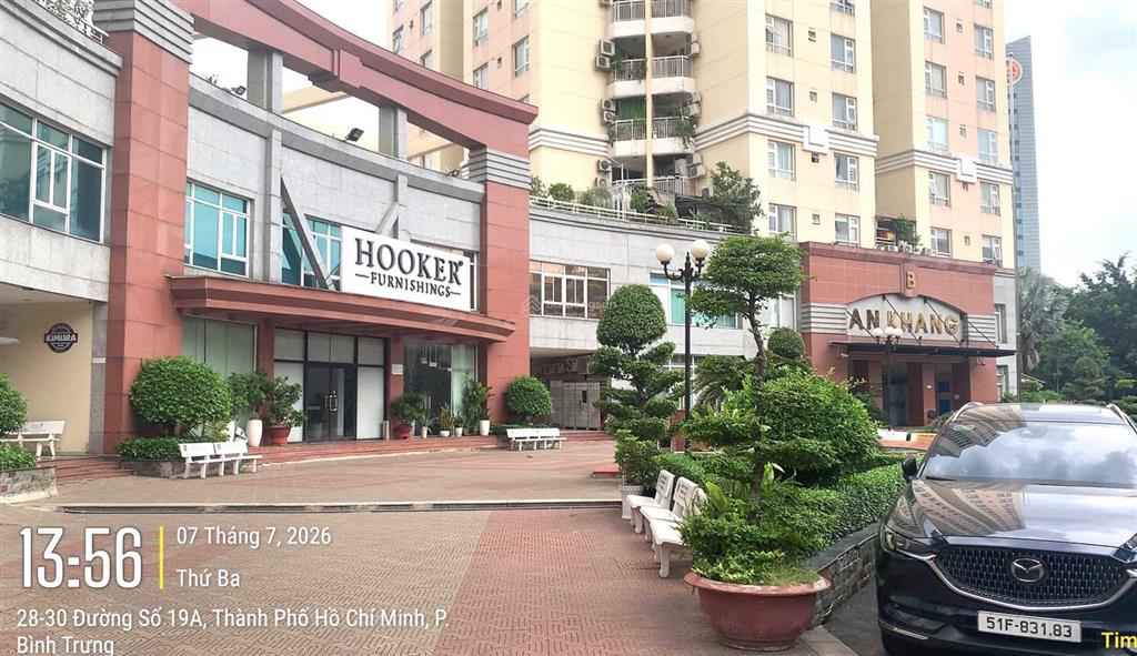 Bán căn hộ cao ốc an khang p. bình trưng, (an phú, quận 2), p. hcm. dt 106m2, 3pn, sổ hồng, 7,3 tỷ