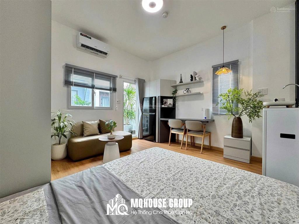 Căn hộ 1 phòng ngủ ban công thoáng full nội thất máy giặt riêng đường cao thắng quận 3