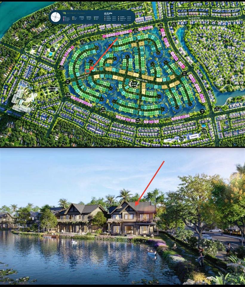 Bán biệt thự đảo đơn lập, căn góc đường lớn, giá tốt