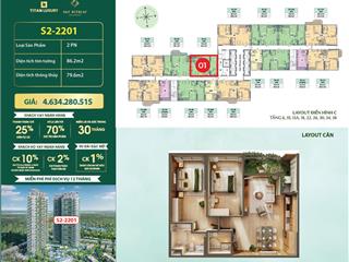 Bán căn hộ 2pn view đẹp giá tốt