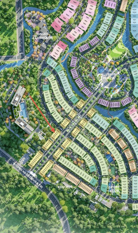 Bán shophouse mặt tiền đại lộ chính