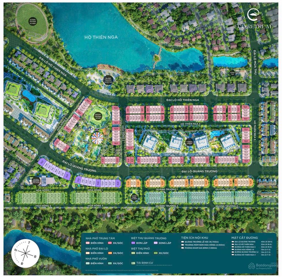 Bán nhà phố view hồ thiên nga  vị trí đẹp chính sách ưu đãi