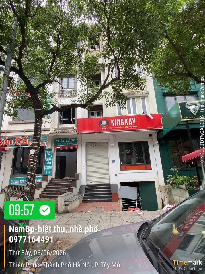 Bán gấp Shophouse khu A Geleximco, DT 114m2 trục thông Vinsmart, giá chỉ 48 tỷ