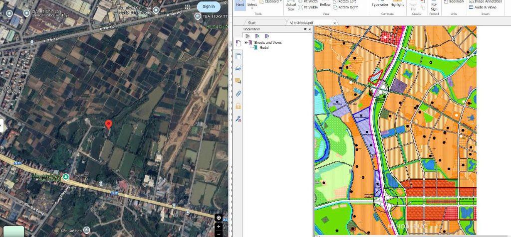 Bán lô đất 26600m2 khu Đồng Đức Thượng, Đức Giang, Hoài đức, sát vành đai 4