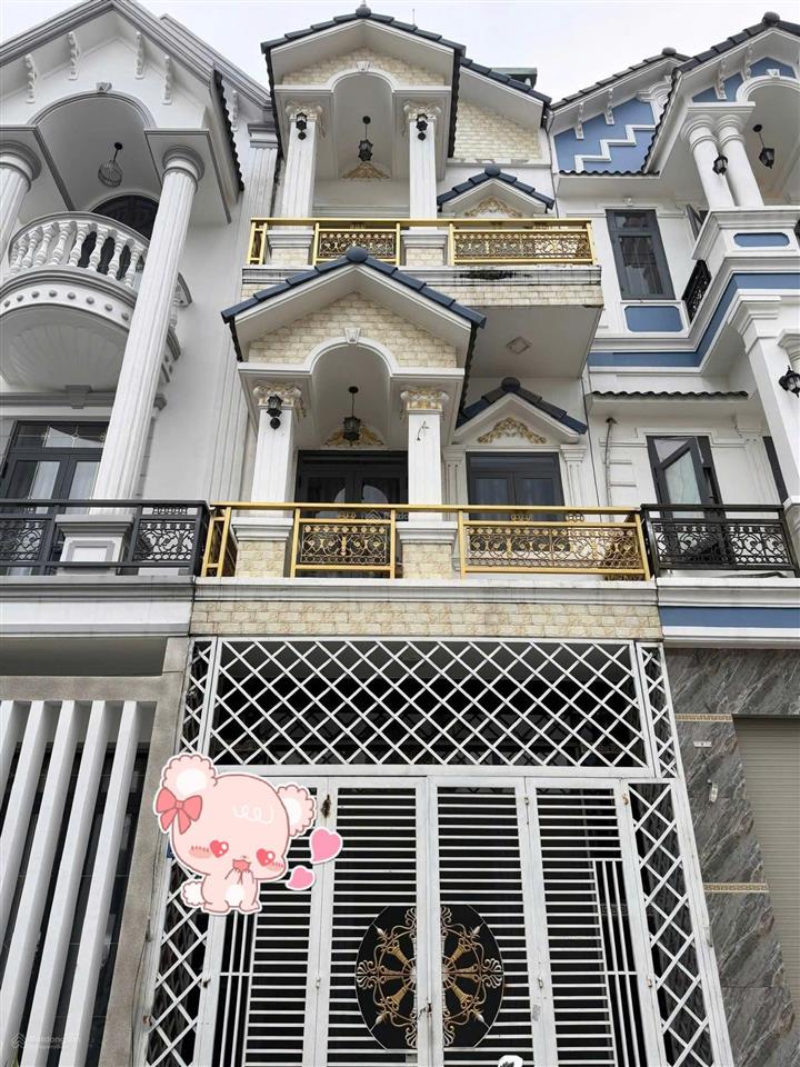 Cho thuê nhà cao cấp 1 trệt 2 lầu gần ngã tư miếu ông cù, 3 phòng ngủ, giá 10 triệu/tháng