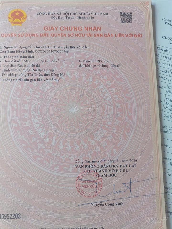 Hạ giá 200 triệu đất nền gần trạm thu phí bửu long, xung quanh bán kính 500m đầy đủ tiện ích.