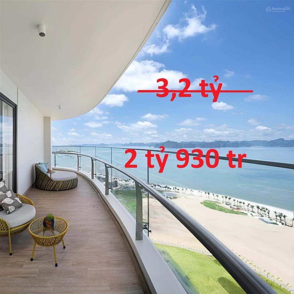 Cắt lỗ bán căn hộ 66,1m2, view biển, nội thất tại trung tâm bãi cháy, giá chỉ 2,93 tỷ. mua là lãi