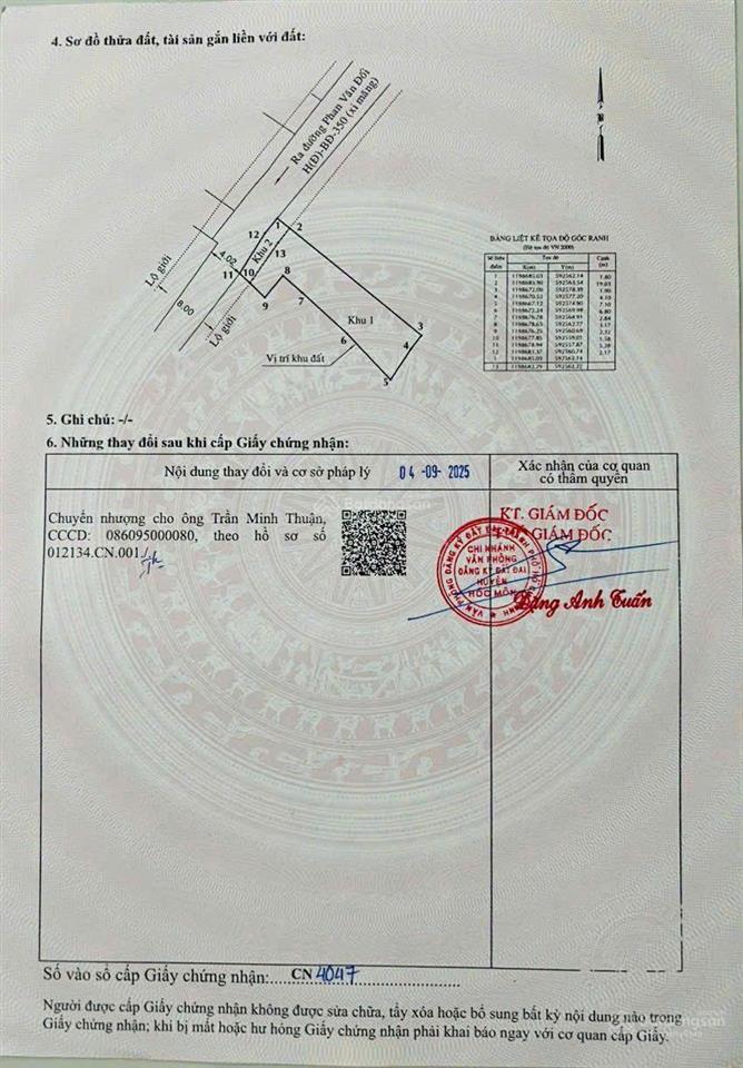 Bán đất hẻm đường phan văn đối, gần chợ bà điểm 103.7m2 thổ cư giá 4.56 tỷ