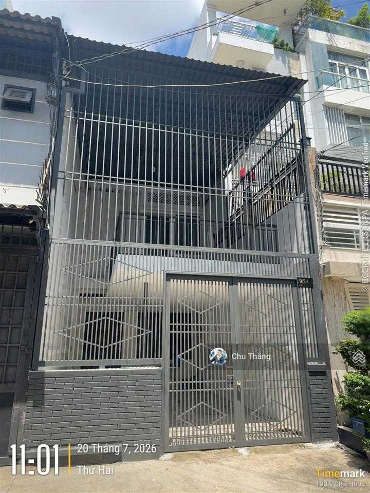 Nhà 1 trệt 1 lầu khu compound 9/24 phạm văn hai trệt 1 lầu 4.5x25m, 25tr/tháng