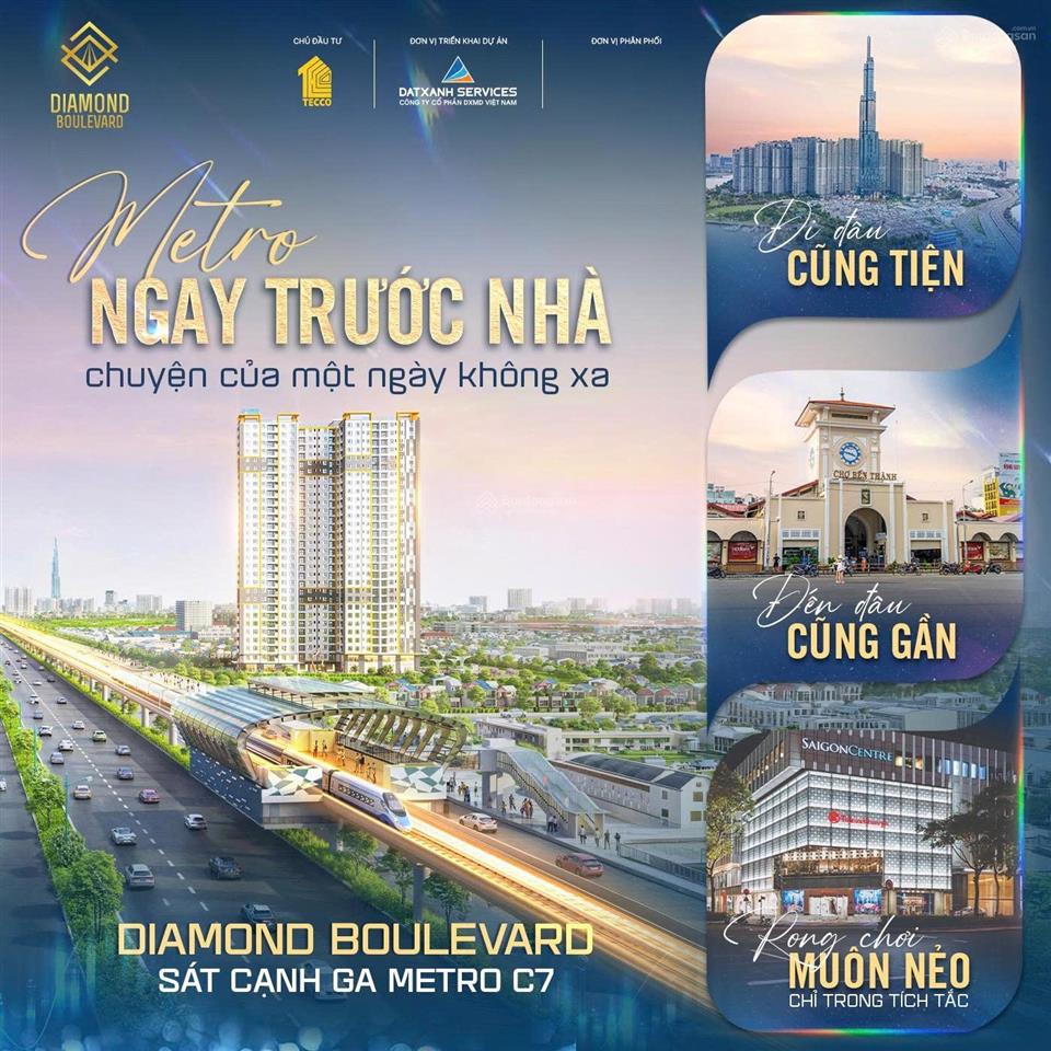 Diamond boulevard  nhận nhà full nội thất  10% ký ngay hđmb  cđt  full giỏ hàng