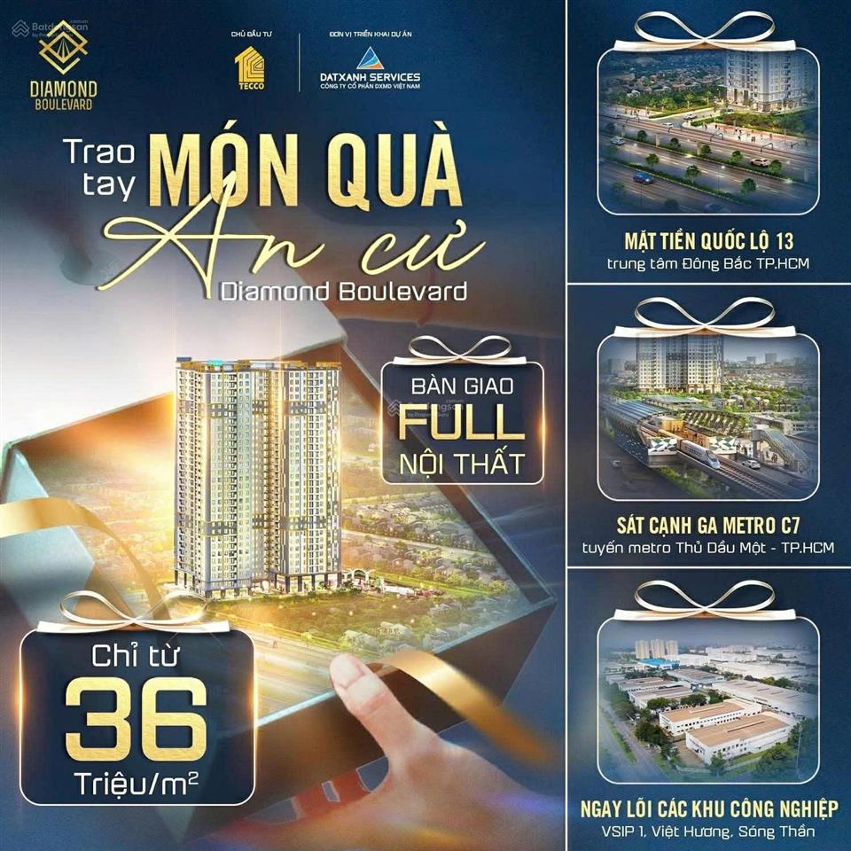 Diamond boulevard  nhận nhà full nội thất  10% ký ngay hđmb  cđt  full giỏ hàng