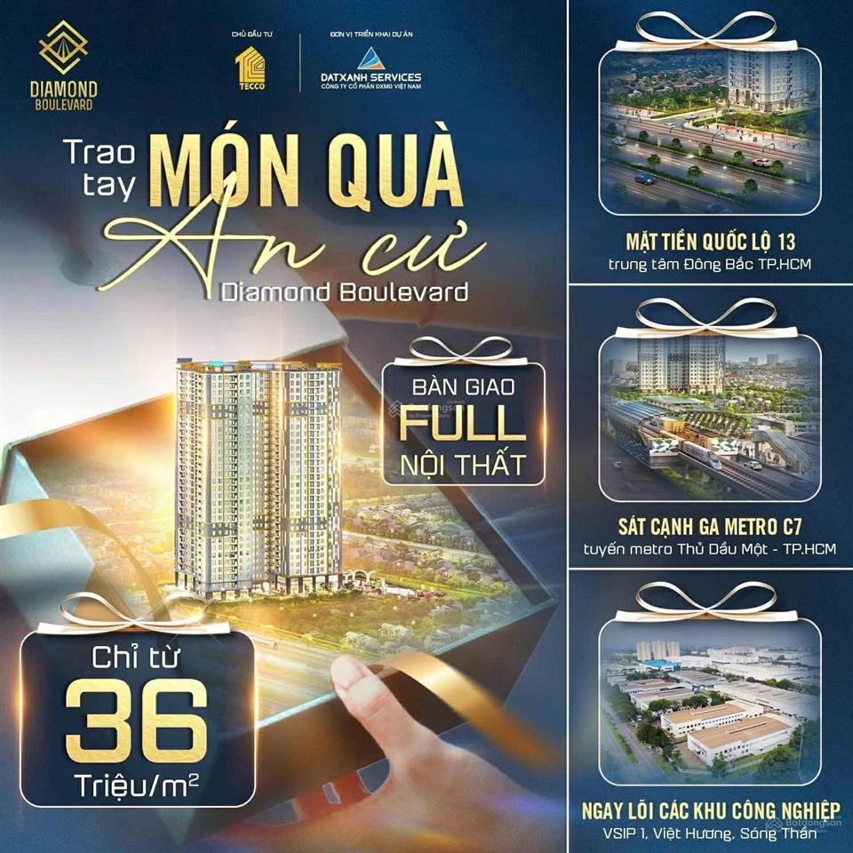Căn hộ aeon bình dương full nội thất 2pn nhận nhà sau tết ân hạn lãi và gốc 3 năm 1ty95 căn