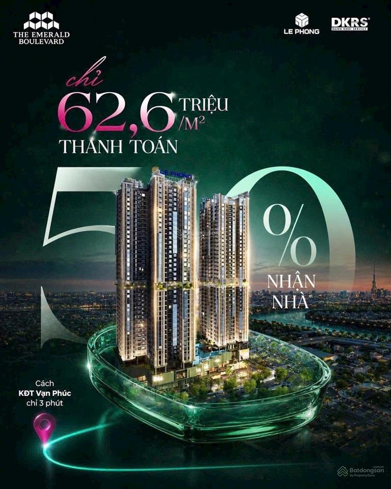 Căn hộ the emerald boulevard  5 phút tới bình thạnh  4 tầng trung tâm thương mại  siêu hót