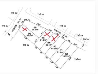Bán đất 5x17m full thổ cư 2tỷ650 đông thạnh, hóc môn.
