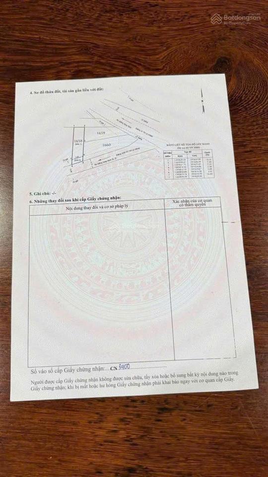 Cc bán đất tân hiệp  hóc môn, sổ đỏ full thổ cư, vị trí đẹp, 98,8m2