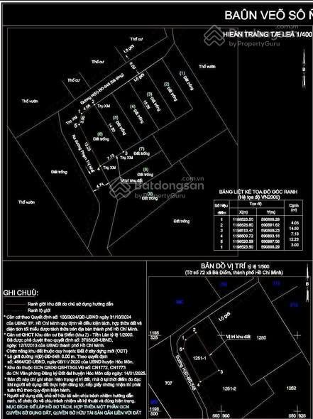 Bán đất góc 2 mặt tiền 92m2, 3,3 tỷ có thương lượng bà điểm hóc môn
