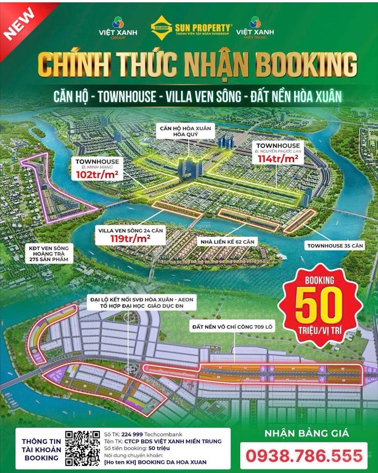 Đất nền võ chí công cơ hội vàng mua f0 từ cđt sun group