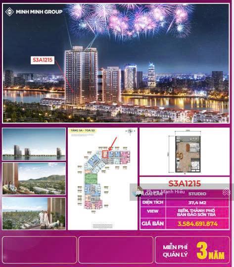 Căn hộ 1pn view biển tòa s3 tuyệt tác không gian sống, sẵn sàng đón chủ nhân mới nhận nhà tháng 6