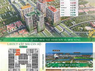 Căn đẹp nhất dự án fours tower trung tâm hoà xuân view biển & pháo hoa