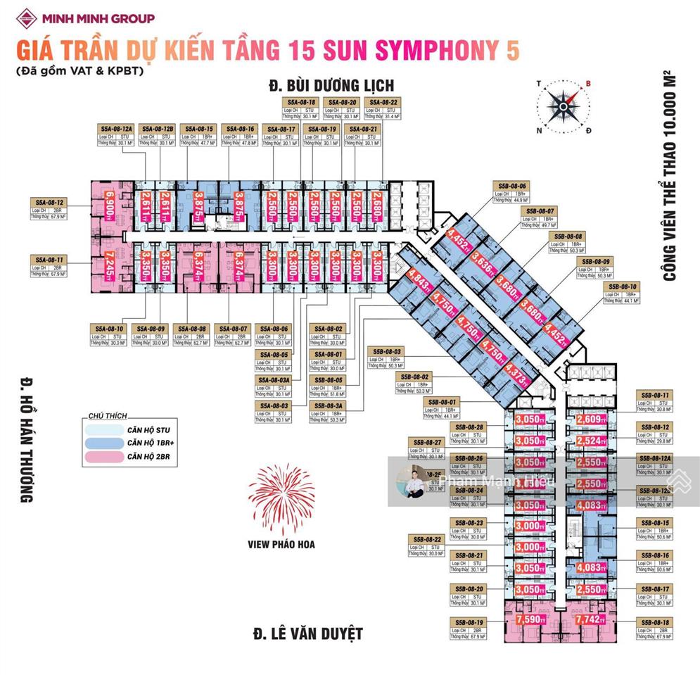 Sun symphony 5  sở hữu căn hộ ven sông hàn chỉ từ 500 triệu đồng