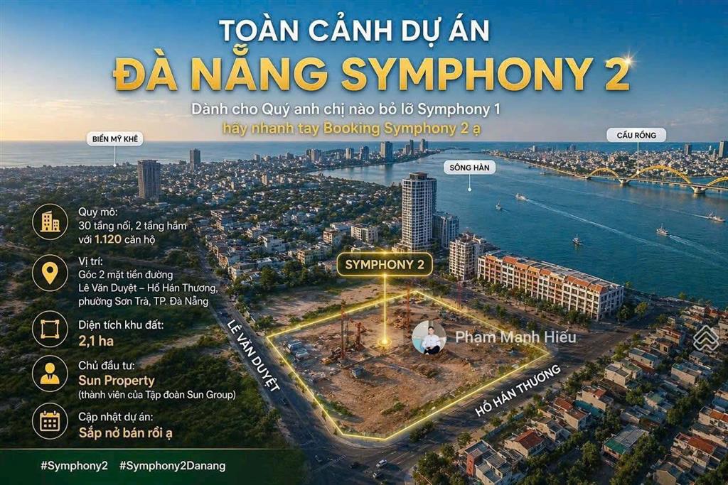 Sun symphony 5  sở hữu căn hộ ven sông hàn chỉ từ 500 triệu đồng