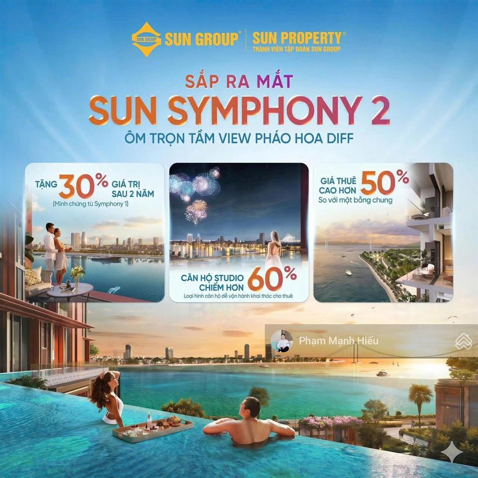 Sun symphony 5  sở hữu căn hộ ven sông hàn chỉ từ 500 triệu đồng