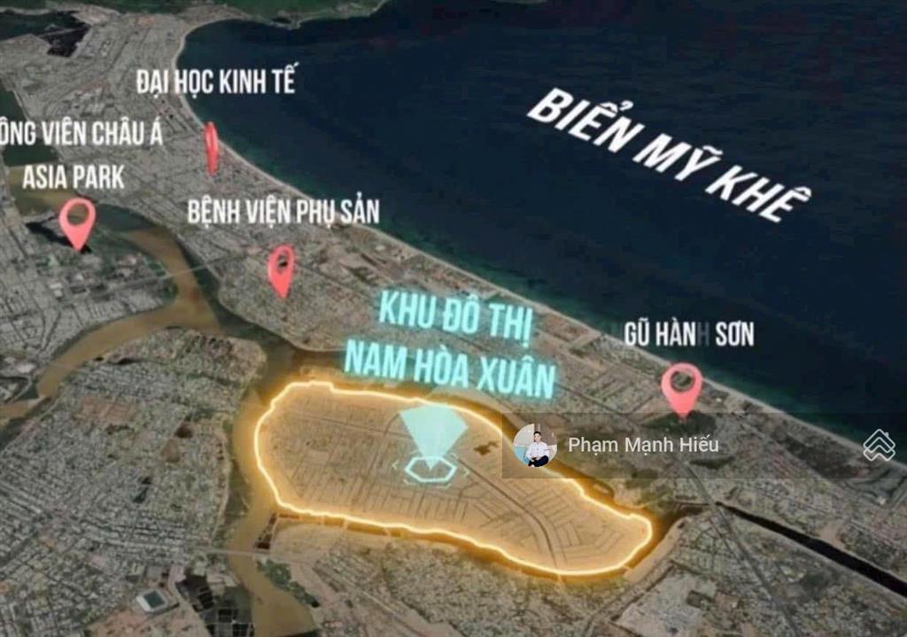 Cặp đất siêu đẹp 220m2 kđt hòa xuân  giá siêu đầu tư, mua là lời ib ngay em để nhận thông tin