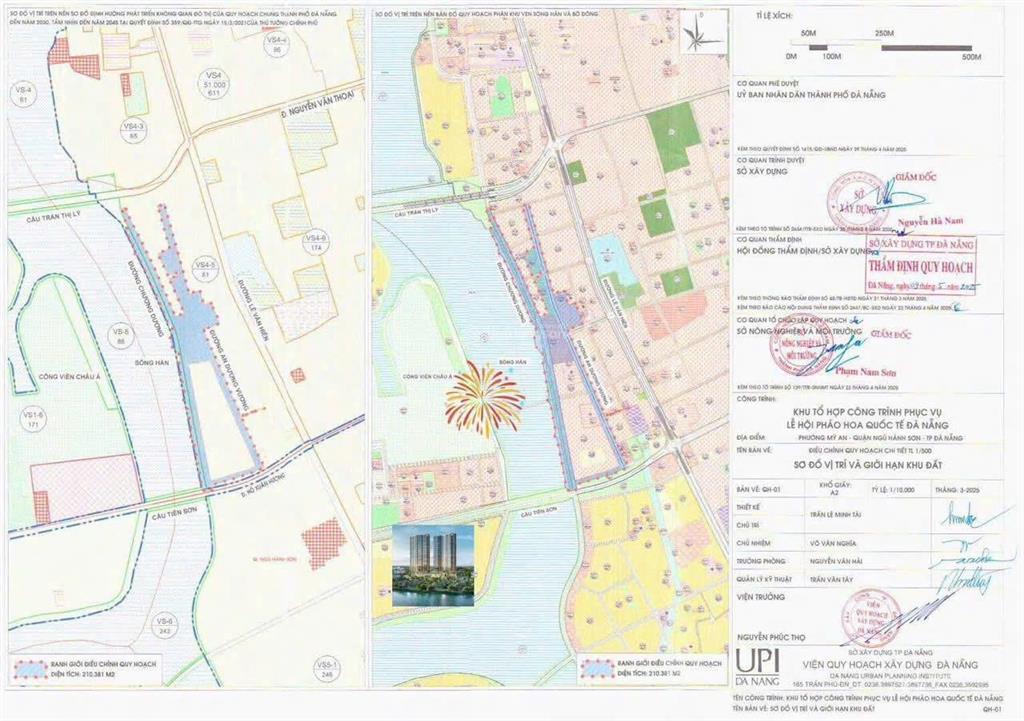 Chính chủ bán lô đất 122.3m² sau lưng khán đài pháo hoa quốc tế giá siêu tốt