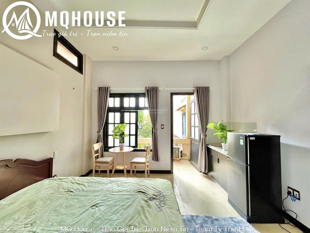 Căn hộ ban công quận 1 gần cầu ba son, thị nghè  full nt