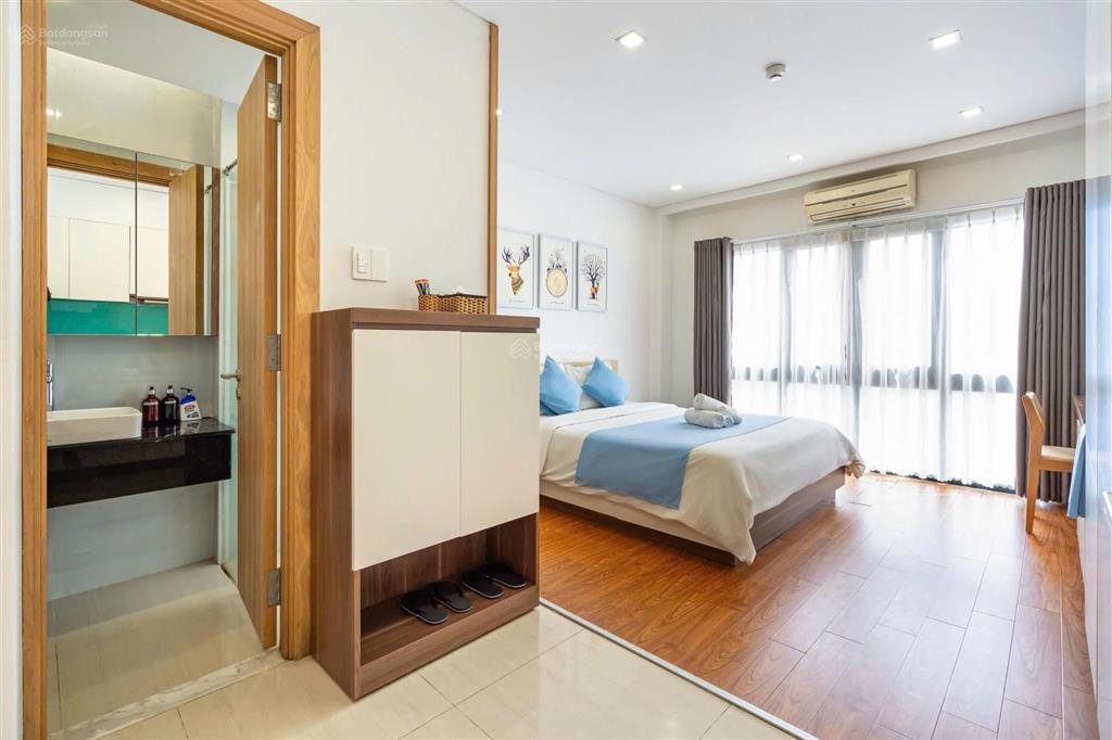 Căn hộ quận 1 ngay trần đình xu có cửa sổ  full nt gần cầu ông lãnh, bùi viện