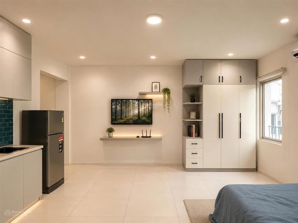 Chính chủ cho thuê căn hộ 1pn ban công, full nội thất, mặt tiền trần trọng cung quận 7