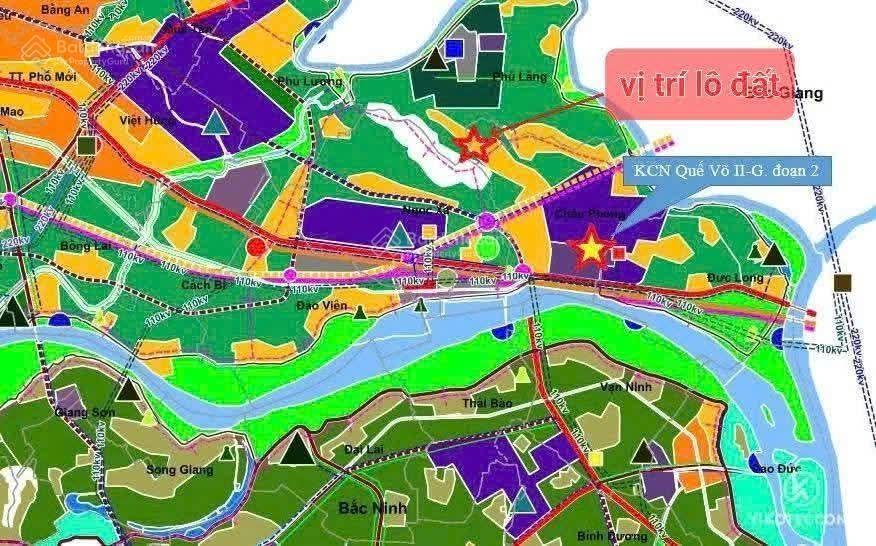 Bán đất tại kcn quế võ ii, giá thỏa thuận, 88m2, view đẹp, uy tín
