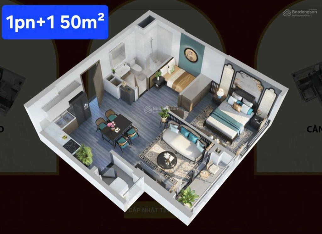 Nhà mới tinh  bán 1pn+1, 50m2 thiết kế được 2pn khu canopy giá 4,250 tỷ bao phí mới nhận bàn giao
