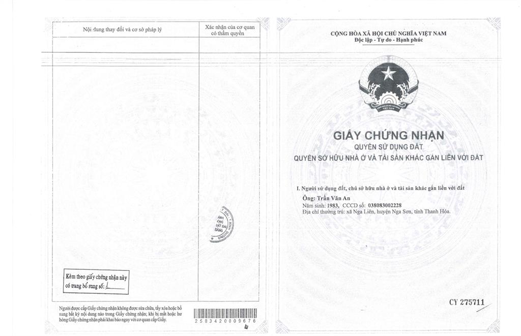 Qsdđ thửa đất số 751, tờ bản đồ số 14, địa chỉ xã lai hưng, huyện bàu bàng, tỉnh bình dương