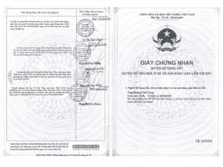 Qsdđ thửa đất số 252, tbđ số 5, địa chỉ ấp phú hưng, xã an sơn, tx thuận an, tỉnh bình dương