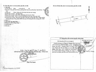 Bán qsdđ thửa đất số 1116, tbđ số 46, phường hắc dịch, thị xã phú mỹ, tỉnh bà rịa vũng  vũng tàu