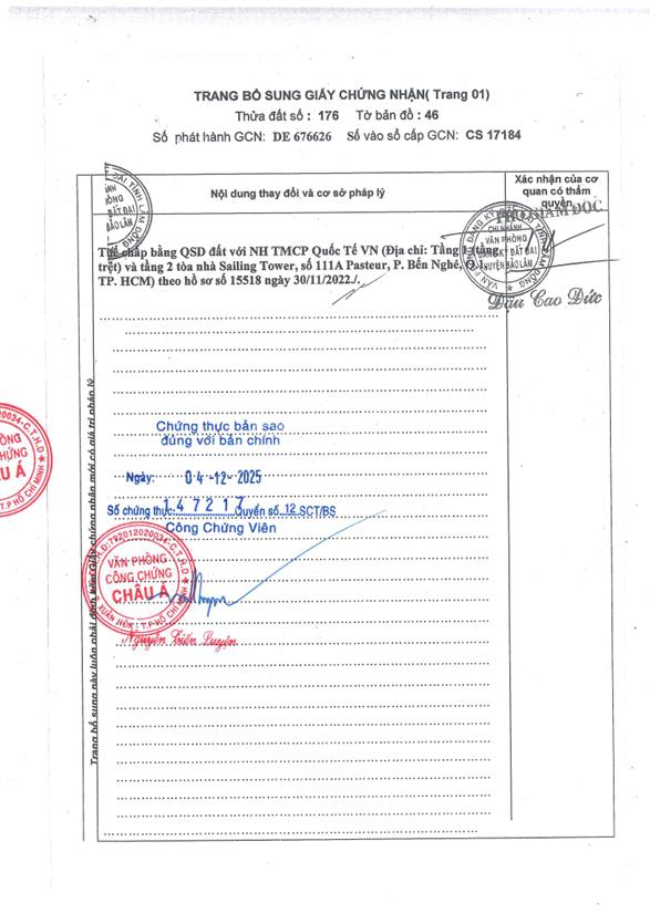 Qsdđ thửa đất số 176, tờ bản đồ số 46, địa chỉ xã lộc ngãi, huyện bảo lâm, tỉnh lâm đồng